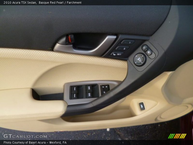 Basque Red Pearl / Parchment 2010 Acura TSX Sedan