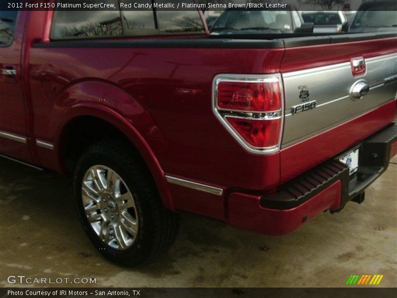 Red Candy Metallic / Platinum Sienna Brown/Black Leather 2012 Ford F150 Platinum SuperCrew