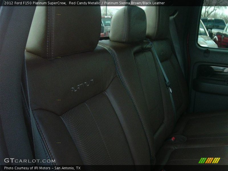 Red Candy Metallic / Platinum Sienna Brown/Black Leather 2012 Ford F150 Platinum SuperCrew