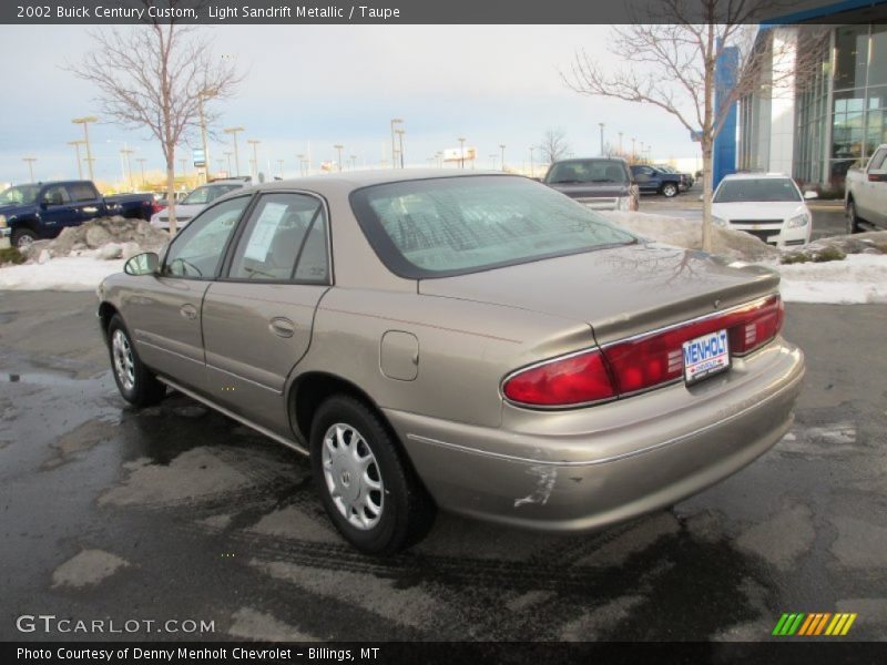 Light Sandrift Metallic / Taupe 2002 Buick Century Custom