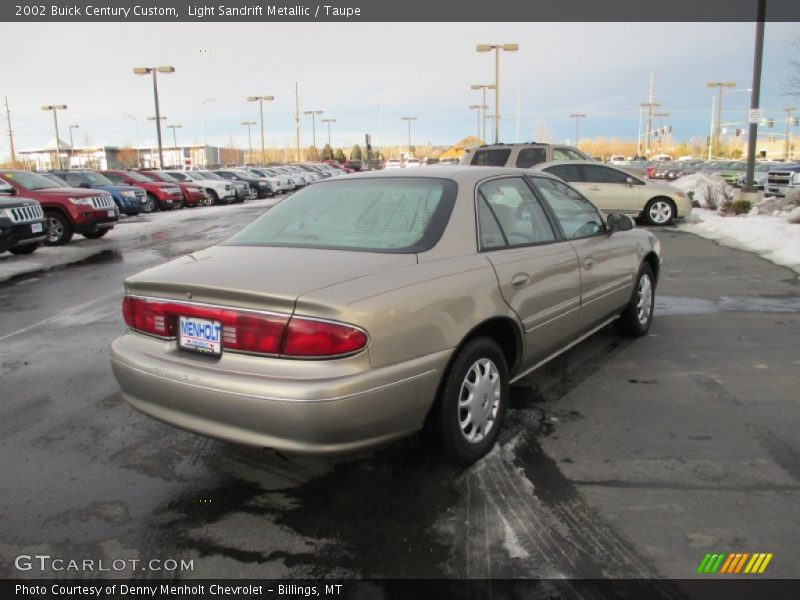 Light Sandrift Metallic / Taupe 2002 Buick Century Custom