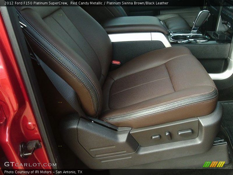 Red Candy Metallic / Platinum Sienna Brown/Black Leather 2012 Ford F150 Platinum SuperCrew