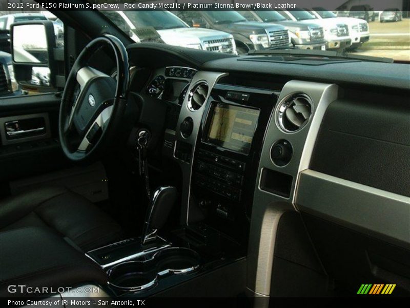 Red Candy Metallic / Platinum Sienna Brown/Black Leather 2012 Ford F150 Platinum SuperCrew