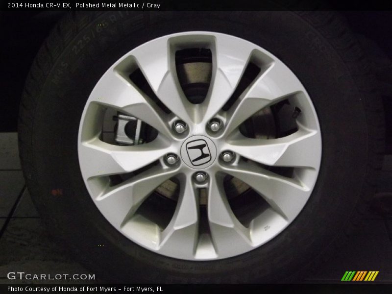 Polished Metal Metallic / Gray 2014 Honda CR-V EX