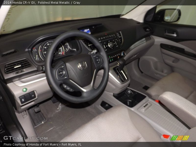 Gray Interior - 2014 CR-V EX 