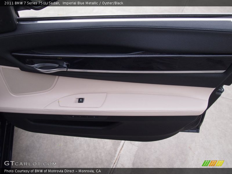 Imperial Blue Metallic / Oyster/Black 2011 BMW 7 Series 750Li Sedan