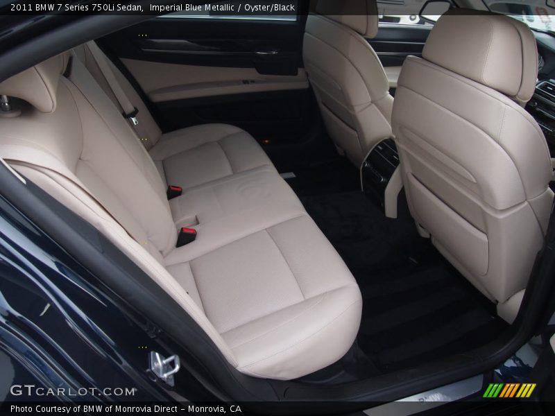 Imperial Blue Metallic / Oyster/Black 2011 BMW 7 Series 750Li Sedan