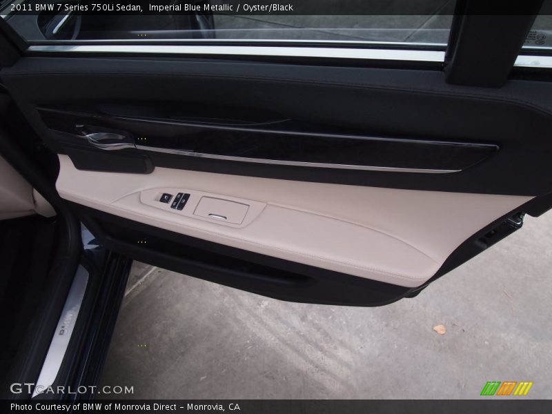 Imperial Blue Metallic / Oyster/Black 2011 BMW 7 Series 750Li Sedan