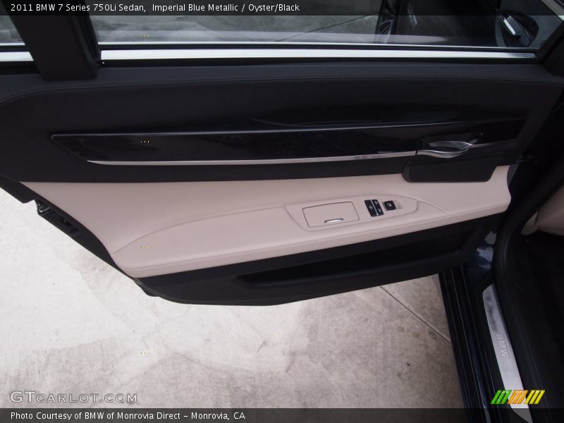 Imperial Blue Metallic / Oyster/Black 2011 BMW 7 Series 750Li Sedan