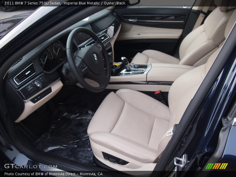 Imperial Blue Metallic / Oyster/Black 2011 BMW 7 Series 750Li Sedan