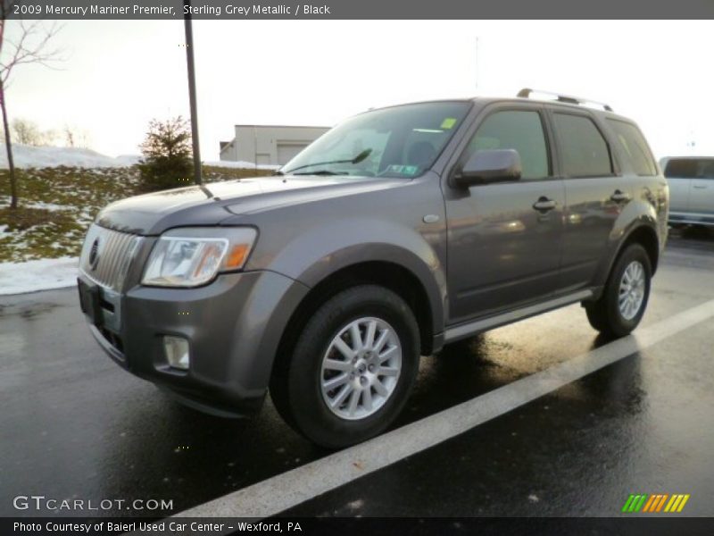 Sterling Grey Metallic / Black 2009 Mercury Mariner Premier