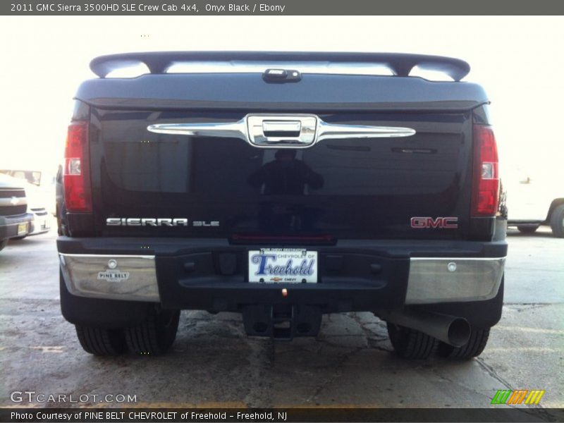 Onyx Black / Ebony 2011 GMC Sierra 3500HD SLE Crew Cab 4x4