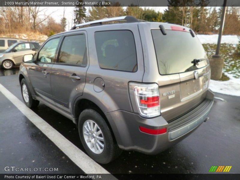 Sterling Grey Metallic / Black 2009 Mercury Mariner Premier