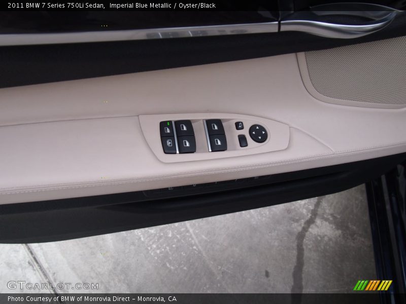 Imperial Blue Metallic / Oyster/Black 2011 BMW 7 Series 750Li Sedan