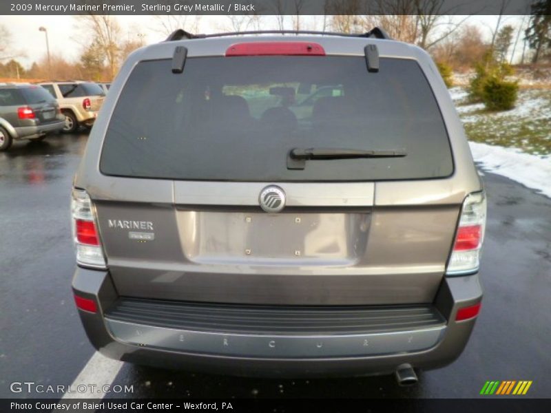 Sterling Grey Metallic / Black 2009 Mercury Mariner Premier