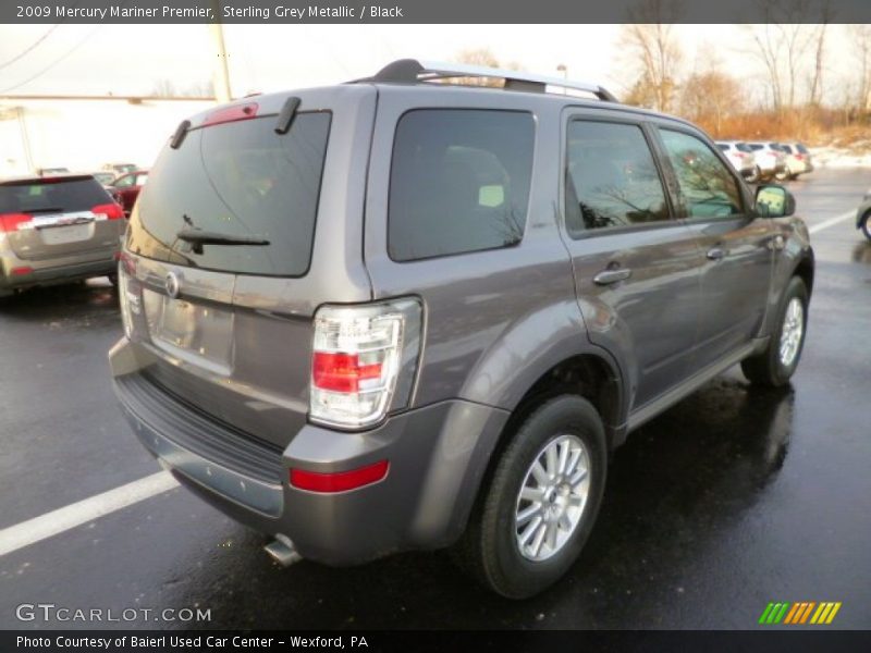 Sterling Grey Metallic / Black 2009 Mercury Mariner Premier