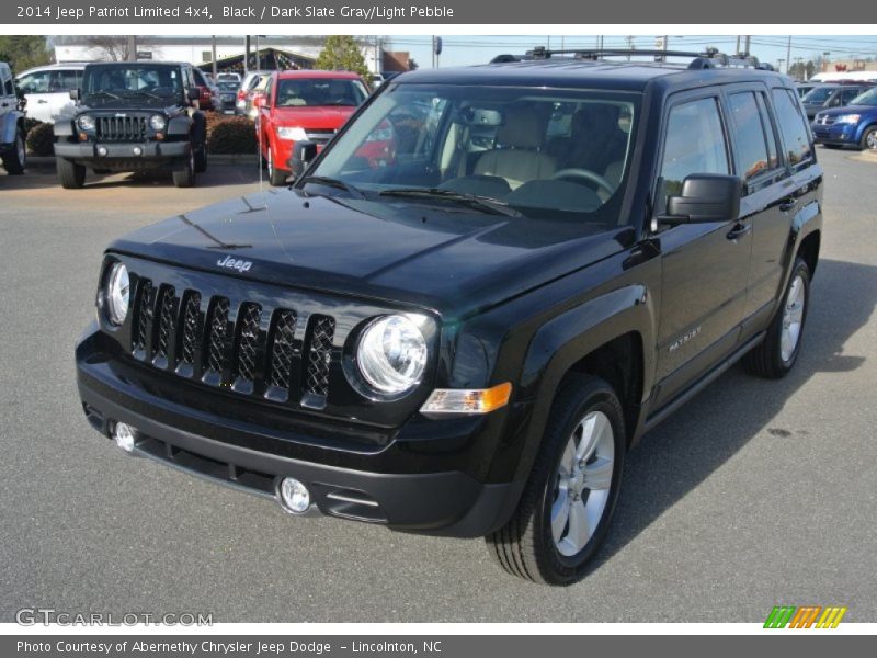 Black / Dark Slate Gray/Light Pebble 2014 Jeep Patriot Limited 4x4
