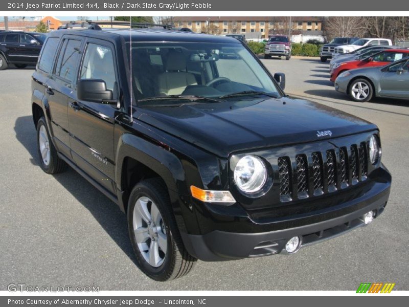 Black / Dark Slate Gray/Light Pebble 2014 Jeep Patriot Limited 4x4