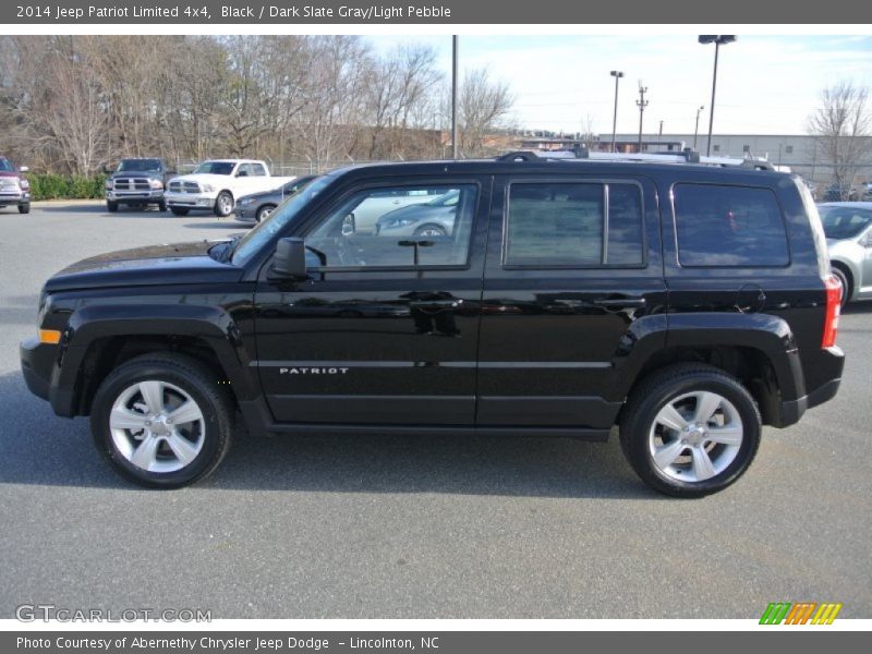 Black / Dark Slate Gray/Light Pebble 2014 Jeep Patriot Limited 4x4