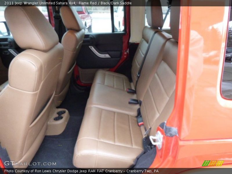 Flame Red / Black/Dark Saddle 2011 Jeep Wrangler Unlimited Sahara 4x4