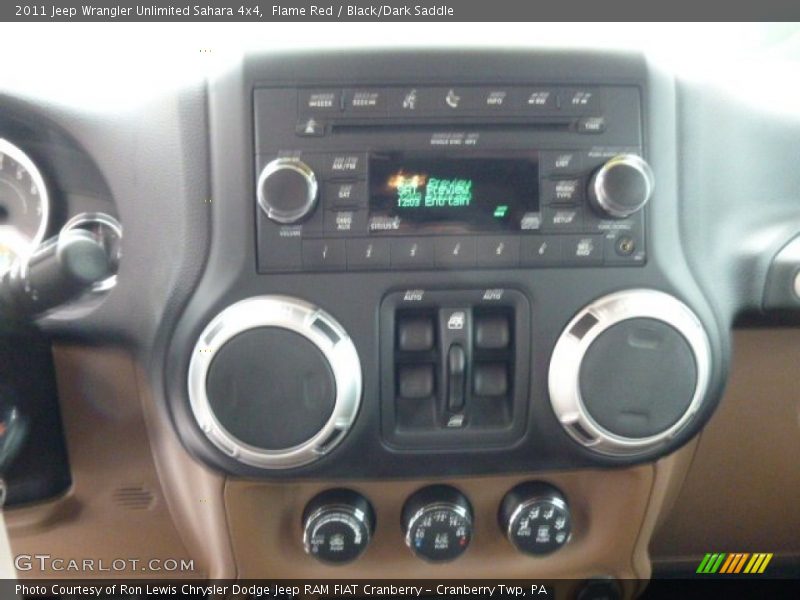 Flame Red / Black/Dark Saddle 2011 Jeep Wrangler Unlimited Sahara 4x4