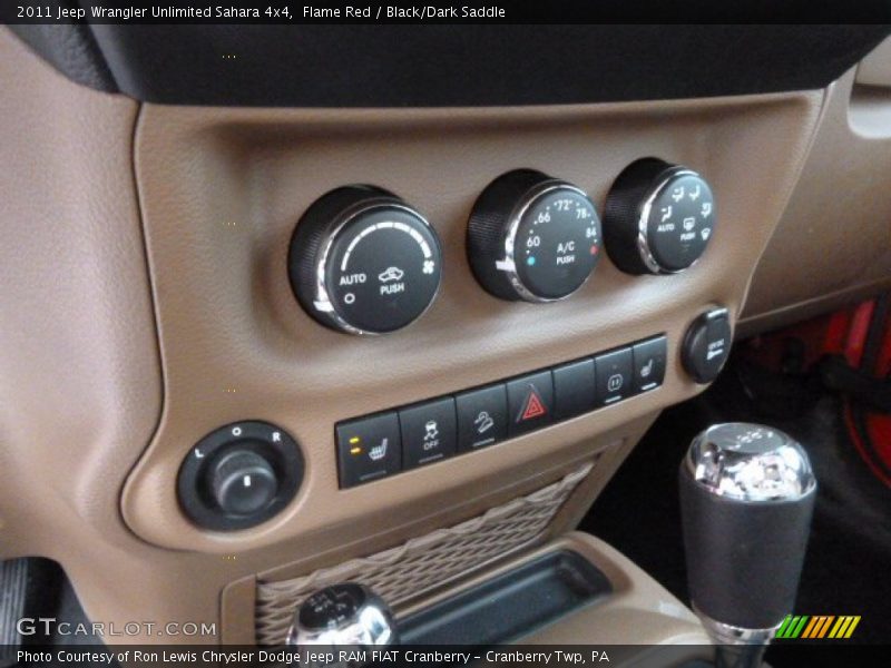 Flame Red / Black/Dark Saddle 2011 Jeep Wrangler Unlimited Sahara 4x4