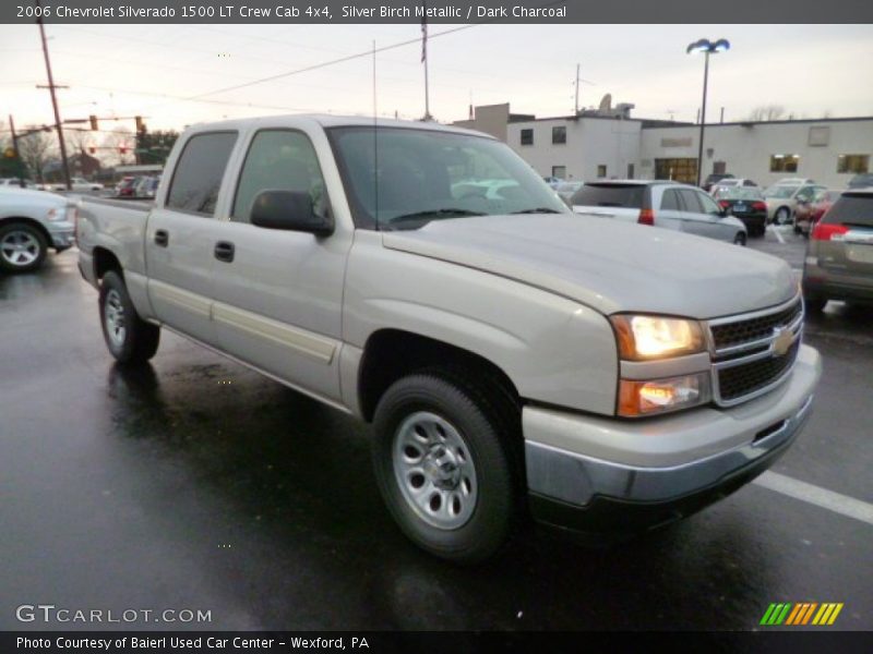 Silver Birch Metallic / Dark Charcoal 2006 Chevrolet Silverado 1500 LT Crew Cab 4x4