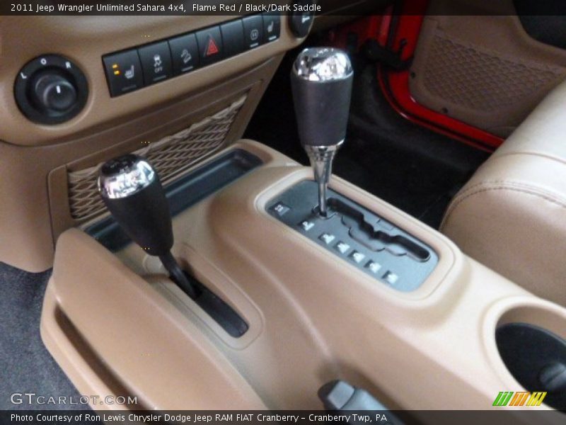 Flame Red / Black/Dark Saddle 2011 Jeep Wrangler Unlimited Sahara 4x4