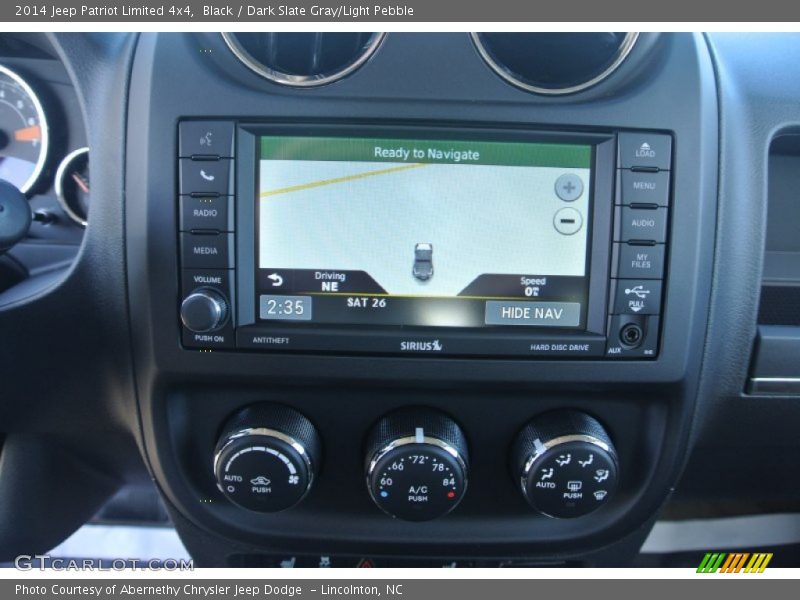 Black / Dark Slate Gray/Light Pebble 2014 Jeep Patriot Limited 4x4