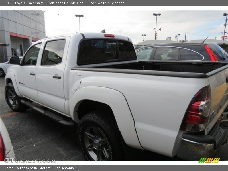 Super White / Graphite 2012 Toyota Tacoma V6 Prerunner Double Cab