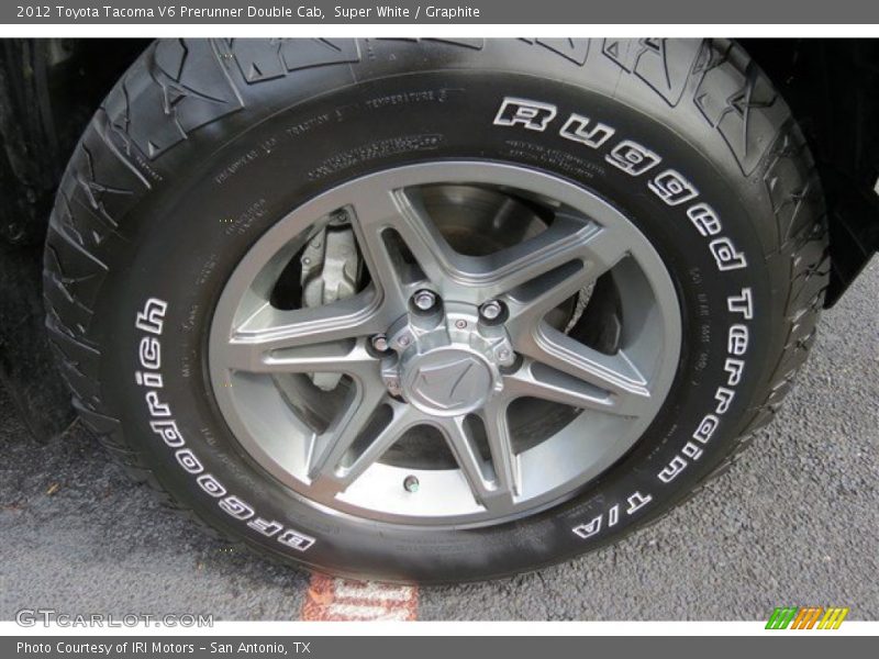 Super White / Graphite 2012 Toyota Tacoma V6 Prerunner Double Cab