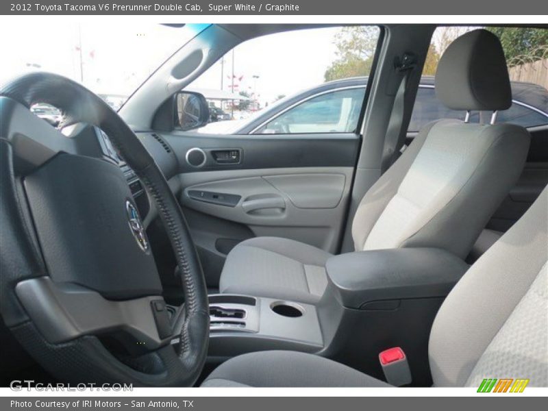 Super White / Graphite 2012 Toyota Tacoma V6 Prerunner Double Cab