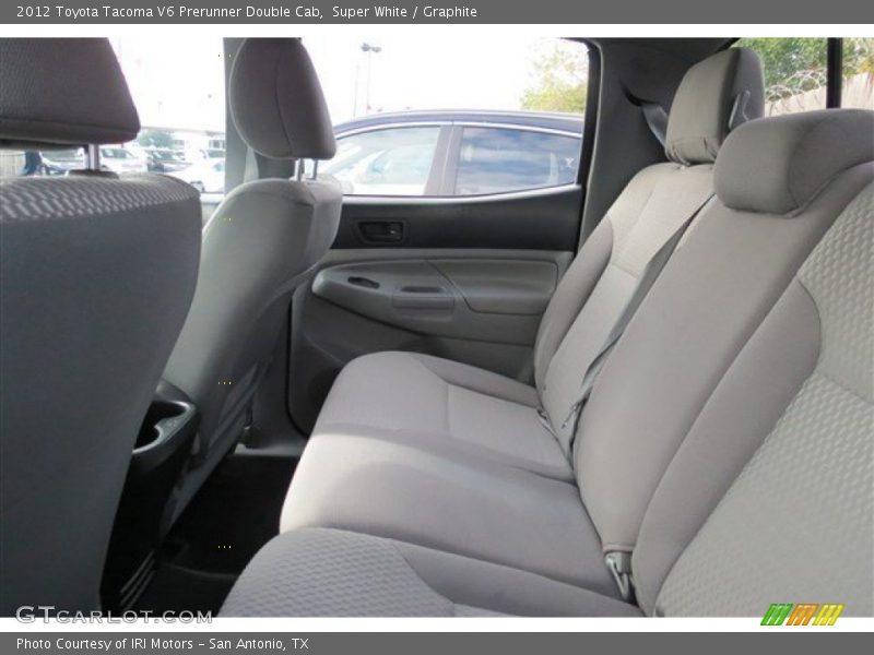 Super White / Graphite 2012 Toyota Tacoma V6 Prerunner Double Cab