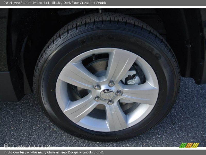 Black / Dark Slate Gray/Light Pebble 2014 Jeep Patriot Limited 4x4