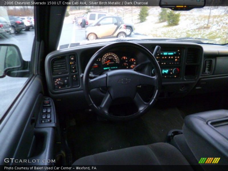 Silver Birch Metallic / Dark Charcoal 2006 Chevrolet Silverado 1500 LT Crew Cab 4x4