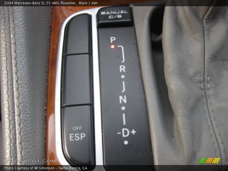 Black / Ash 2004 Mercedes-Benz SL 55 AMG Roadster
