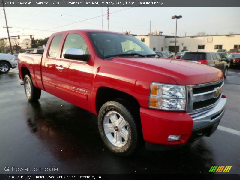 Front 3/4 View of 2010 Silverado 1500 LT Extended Cab 4x4