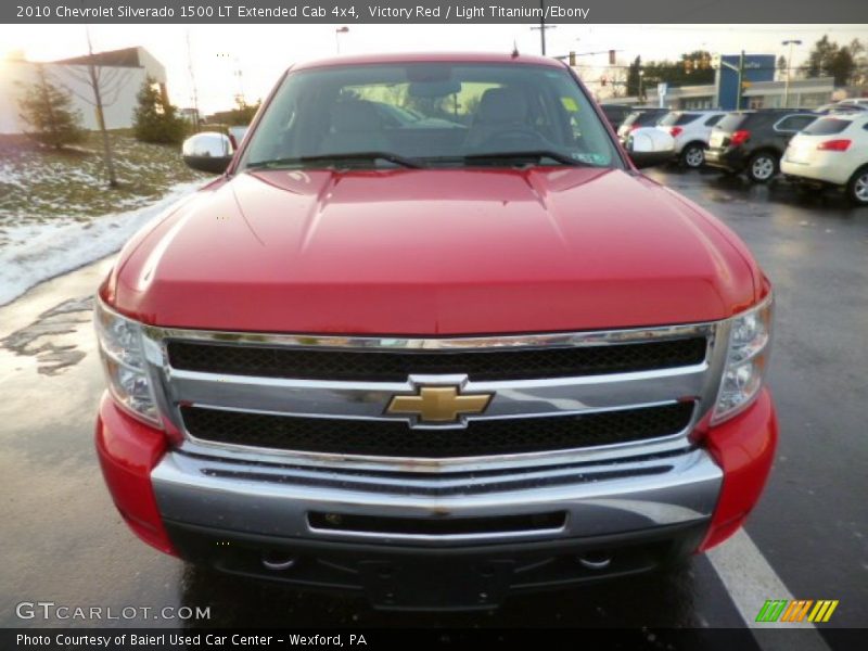Victory Red / Light Titanium/Ebony 2010 Chevrolet Silverado 1500 LT Extended Cab 4x4