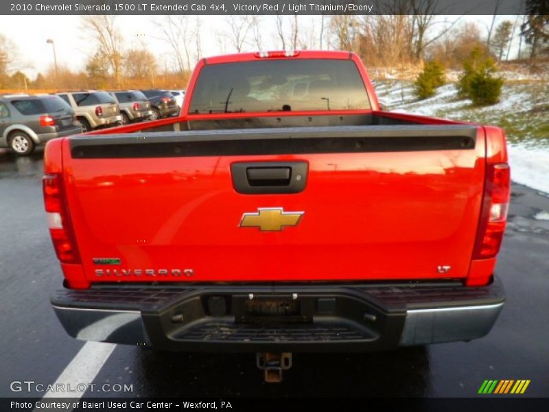Victory Red / Light Titanium/Ebony 2010 Chevrolet Silverado 1500 LT Extended Cab 4x4