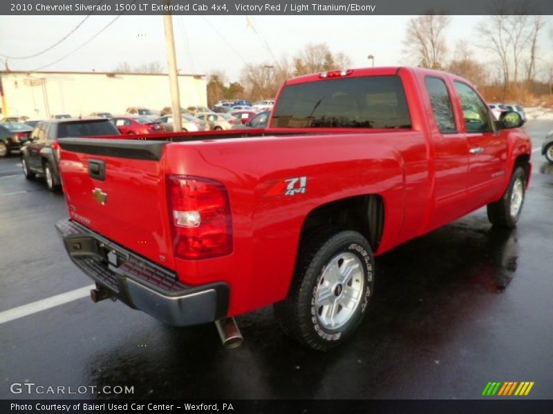 Victory Red / Light Titanium/Ebony 2010 Chevrolet Silverado 1500 LT Extended Cab 4x4
