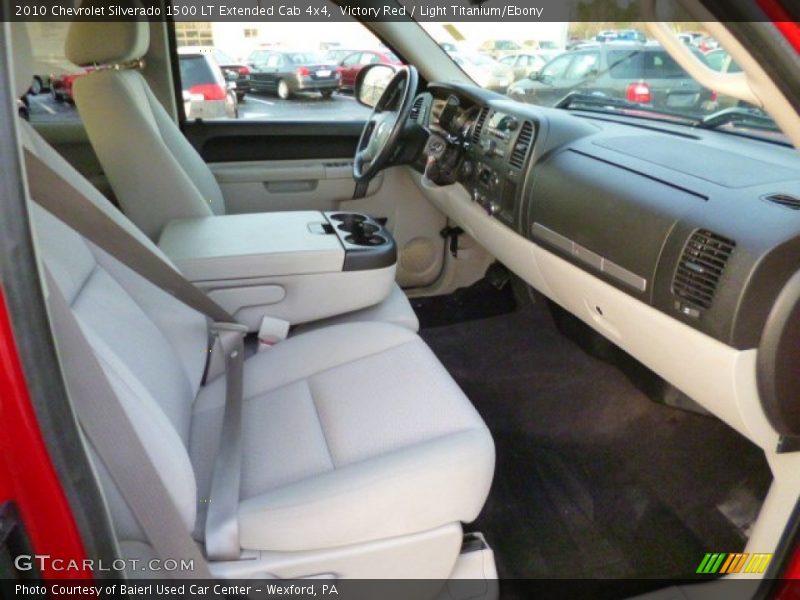 Victory Red / Light Titanium/Ebony 2010 Chevrolet Silverado 1500 LT Extended Cab 4x4