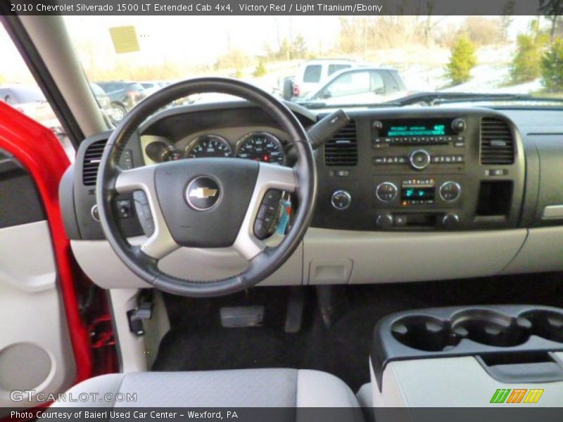 Victory Red / Light Titanium/Ebony 2010 Chevrolet Silverado 1500 LT Extended Cab 4x4