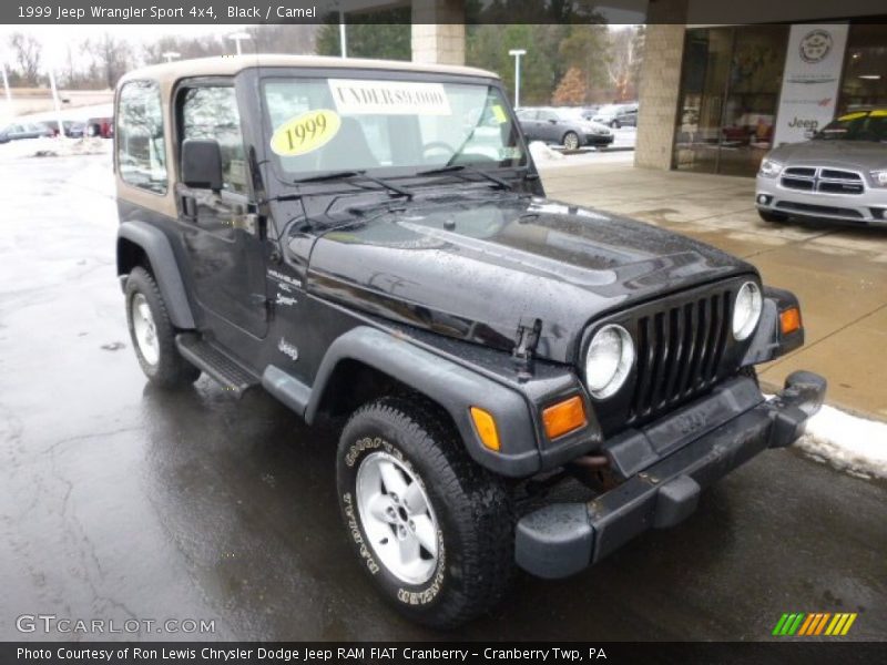 Black / Camel 1999 Jeep Wrangler Sport 4x4