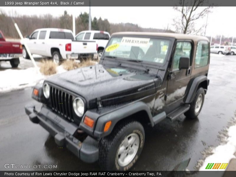 Black / Camel 1999 Jeep Wrangler Sport 4x4