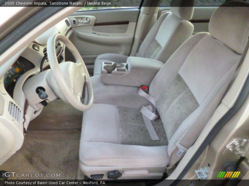 Front Seat of 2005 Impala 