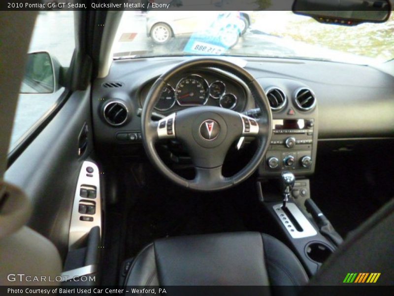 Dashboard of 2010 G6 GT Sedan