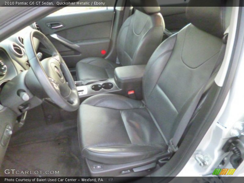 Front Seat of 2010 G6 GT Sedan