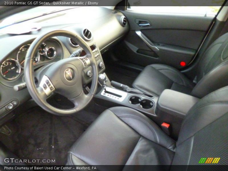 Ebony Interior - 2010 G6 GT Sedan 