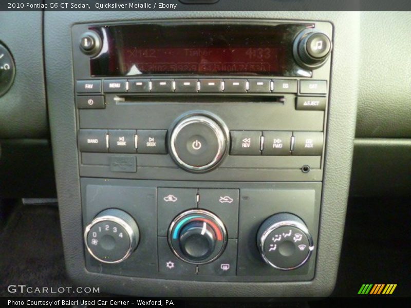 Controls of 2010 G6 GT Sedan