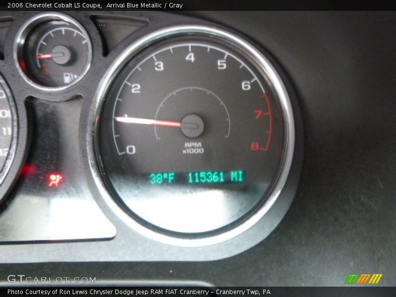 Arrival Blue Metallic / Gray 2006 Chevrolet Cobalt LS Coupe